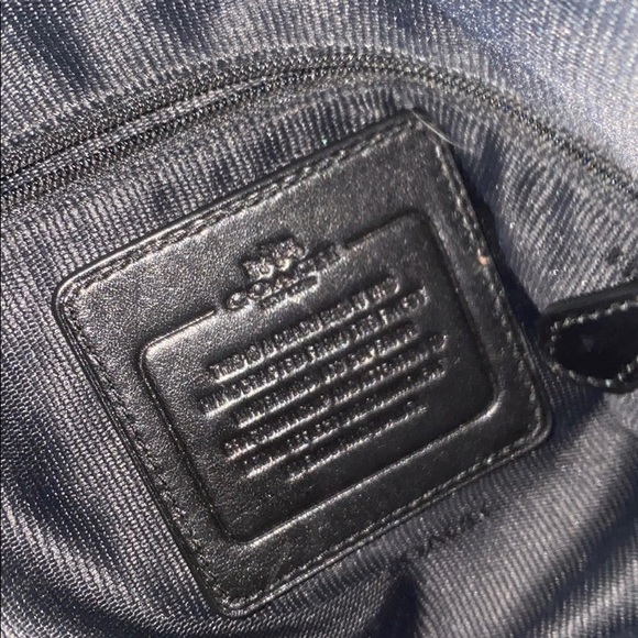 Authentic chocolate Damier Coach handbag - Picture 7 of 8